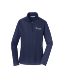 Port Authority® Women's Pinpoint Mesh 1/2-Zip
