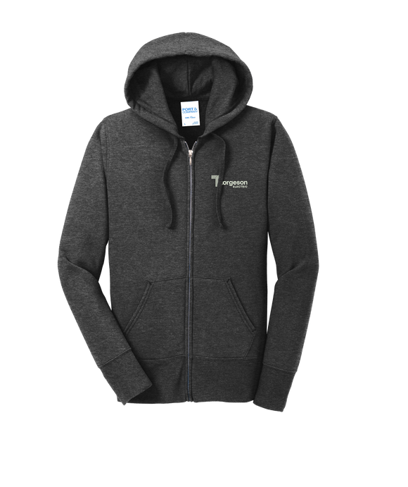 Port & Company® Women's Core Fleece Full-Zip Hooded Sweatshirt