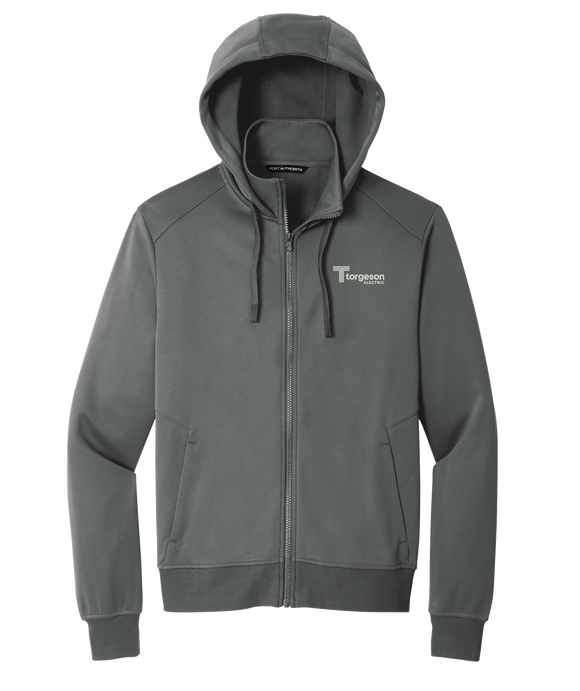 Port Authority Smooth Fleece Hooded Jacket