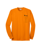 Ultra Cotton® 100% Cotton Long Sleeve T-Shirt with Pocket